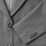 Essential Blazer Dunkel Grau Melange