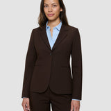 Damen Essential Taillierter Blazer Espresso