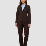 Damen Essential Taillierter Blazer Espresso
