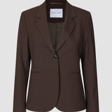 Damen Essential Taillierter Blazer Espresso