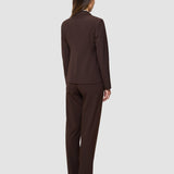 Damen Essential Taillierter Blazer Espresso