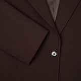 Damen Essential Taillierter Blazer Espresso