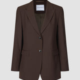 Damen Essential Blazer Espresso