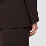 Damen Essential Blazer Espresso