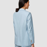 Essential Blazer Himmel Blau Melange