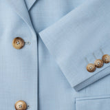 Essential Blazer Himmel Blau Melange