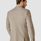 Essential Blazer Beige Melange Regular