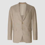 Essential Blazer Beige Melange Regular