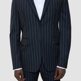 Essential Blazer Marineblau Streifen Regular