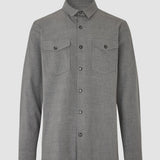 Essential Overshirt Cloud Grau