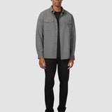 Essential Overshirt Cloud Grau