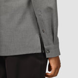 Essential Overshirt Cloud Grau