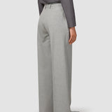 Essential Hose Weit Hell Grau Nadelstreifen