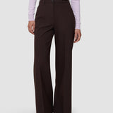 Damen Essential Hose Weit Espresso