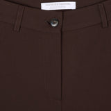 Damen Essential Hose Weit Espresso
