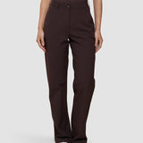 Damen Essential Hose gerade Espresso