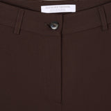 Damen Essential Hose gerade Espresso