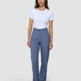 Damen Essential Hose Straight Frostblau