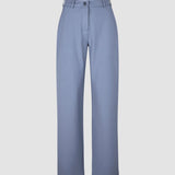 Damen Essential Hose Straight Frostblau