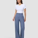 Damen Essential Hose weit Frostblau