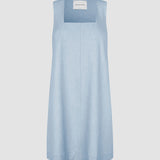 Damen Essential Spencer-Kleid Himmelblau meliert