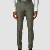 Essential Anzughose Slim Grün Melange