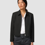Essential Shorts Reißverschlussjacke Schwarz