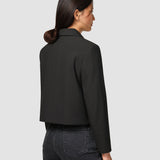 Essential Shorts Reißverschlussjacke Schwarz
