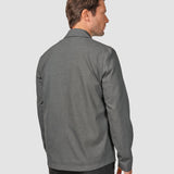Essential Jacke Dunkelgrau meliert