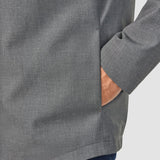 Essential Jacke Dunkelgrau meliert