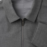 Essential Jacke Dunkelgrau meliert