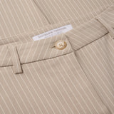 Essential Hose Straight Insel Sand Nadelstreifen