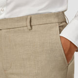Essential Anzughose Slim Beige Melange