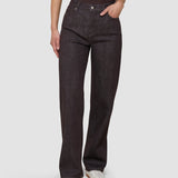 Damenjeans Evelin Straight Schokolade