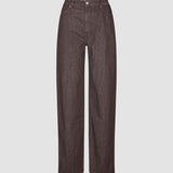 Damenjeans Evelin Straight Schokolade