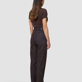 Damenjeans Evelin Straight Schokolade