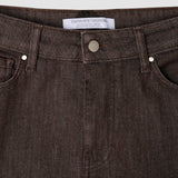 Damenjeans Evelin Straight Schokolade