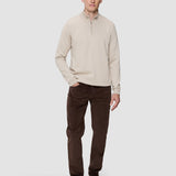 Alltags-Strickpullover mit halbem Reißverschluss Birchwood