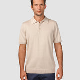 Alltags-Strick-Kurzarm-Poloshirt Birchwood