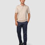 Alltags-Strick-Kurzarm-Poloshirt Birchwood