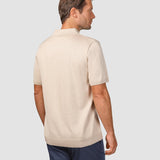 Alltags-Strick-Kurzarm-Poloshirt Birchwood