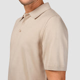 Alltags-Strick-Kurzarm-Poloshirt Birchwood