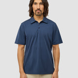 Evolve Piqué-Poloshirt Marineblau