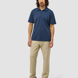 Evolve Piqué-Poloshirt Marineblau