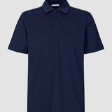 Evolve Piqué-Poloshirt Marineblau