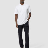 Evolve Piqué-Poloshirt Weiß