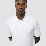 Evolve Piqué-Poloshirt Weiß