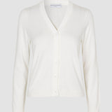 Fein Strick Cardigan Off Weiß