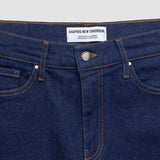 Klassische Slim-Fit-Jeans in Mitternachtsblau