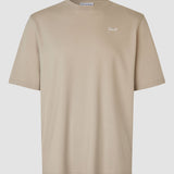 Schweres Box-Fit-T-Shirt Legacy Steinbeige